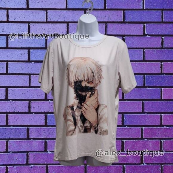 Tokyo Ghoul Ken Kaneki Shirt(L007)-Unisex Tees, Size XL - Picture 1 of 6